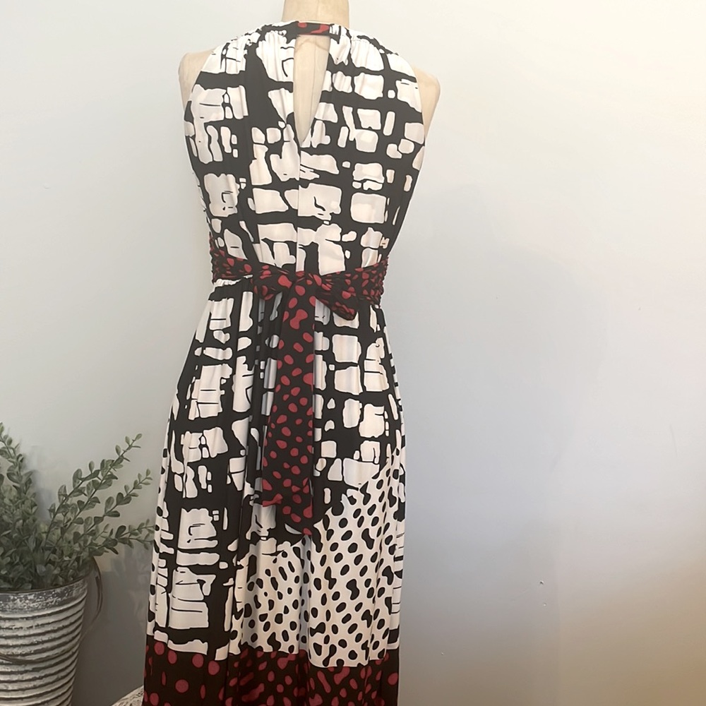 Blooming Rose Womens Halter Style Dress-Medium - Picture 4 of 7